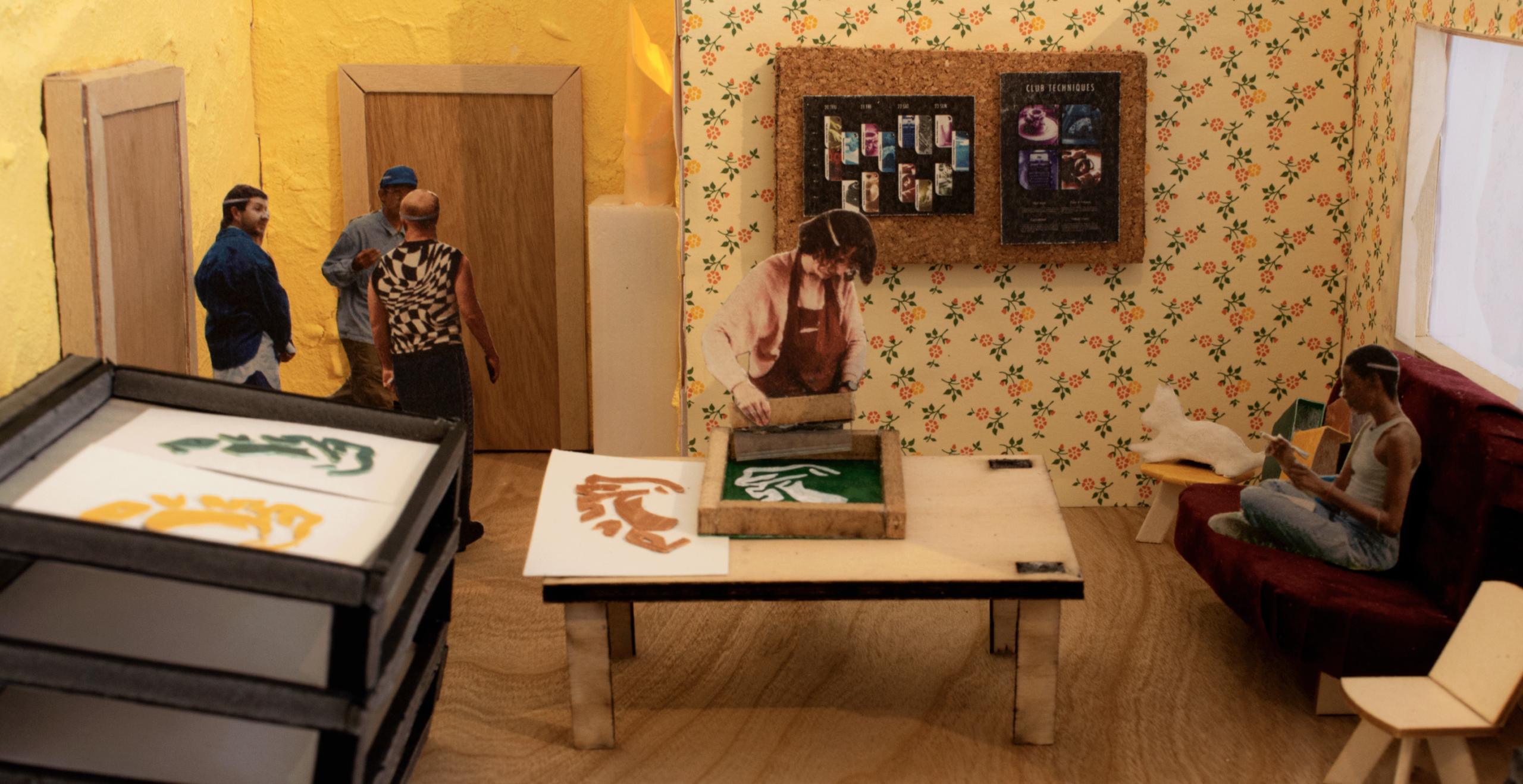 julia guerin analog minds inside diorama view